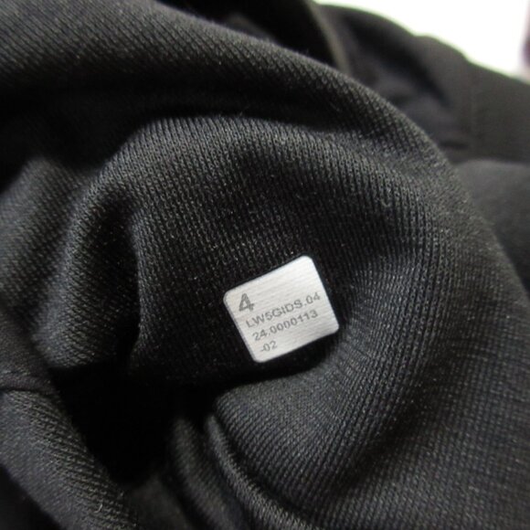 NWT Lululemon Dance Studio Mid-Rise in Black Pull-on Relaxed Pants 4 Short - Picture 6 of 7